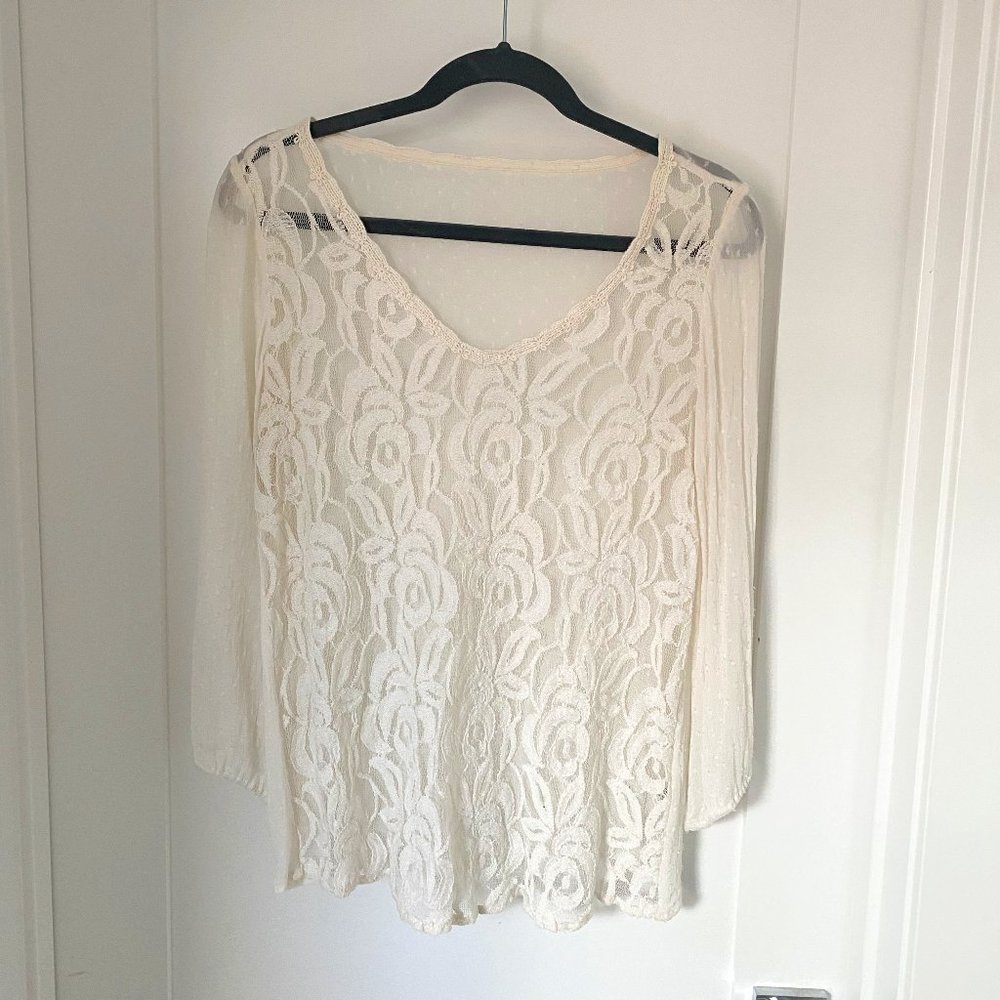 Sheer White Top